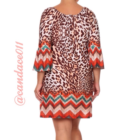 ⭐️5 STAR rated!⭐ Convertible Animal Print Dress - Picture 3 of 4