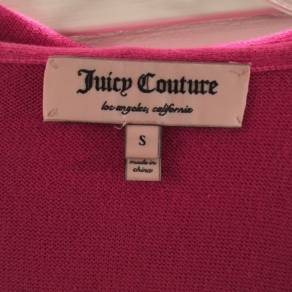 Magenta Juicy Couture Sweater - Picture 4 of 4