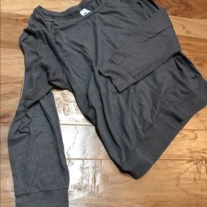 Gray lounge top by Pink