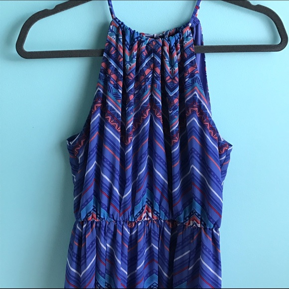 Halter, Patterned Maxi dress