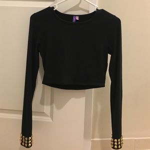 Emma & Sam LF Black crop XS NWT