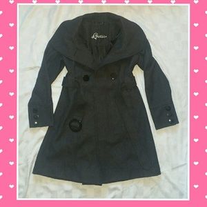 💕Gray Guess peacoat💕