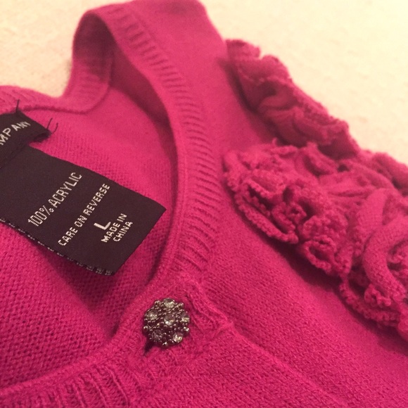 Pink Flower Cardigan