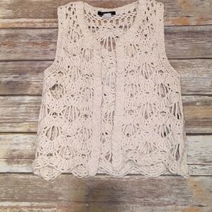 Cream vest