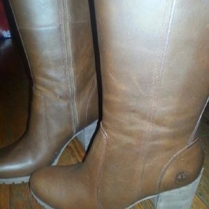 Timberland Leather Swazey Tall Waterproof Boots