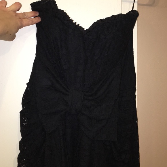 Black cocktail dress