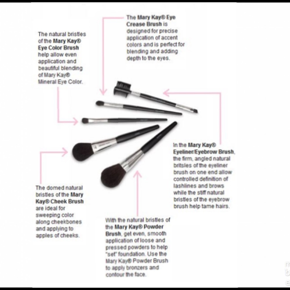 1 left! Mary Kay Brush Collection (Bag & Brushes) - Picture 2 of 7