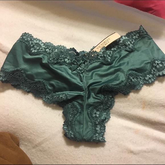 Victoria's Secret french sage lace trim cheeky