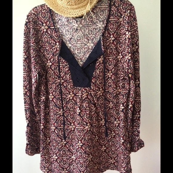 Lucky brand tunic top