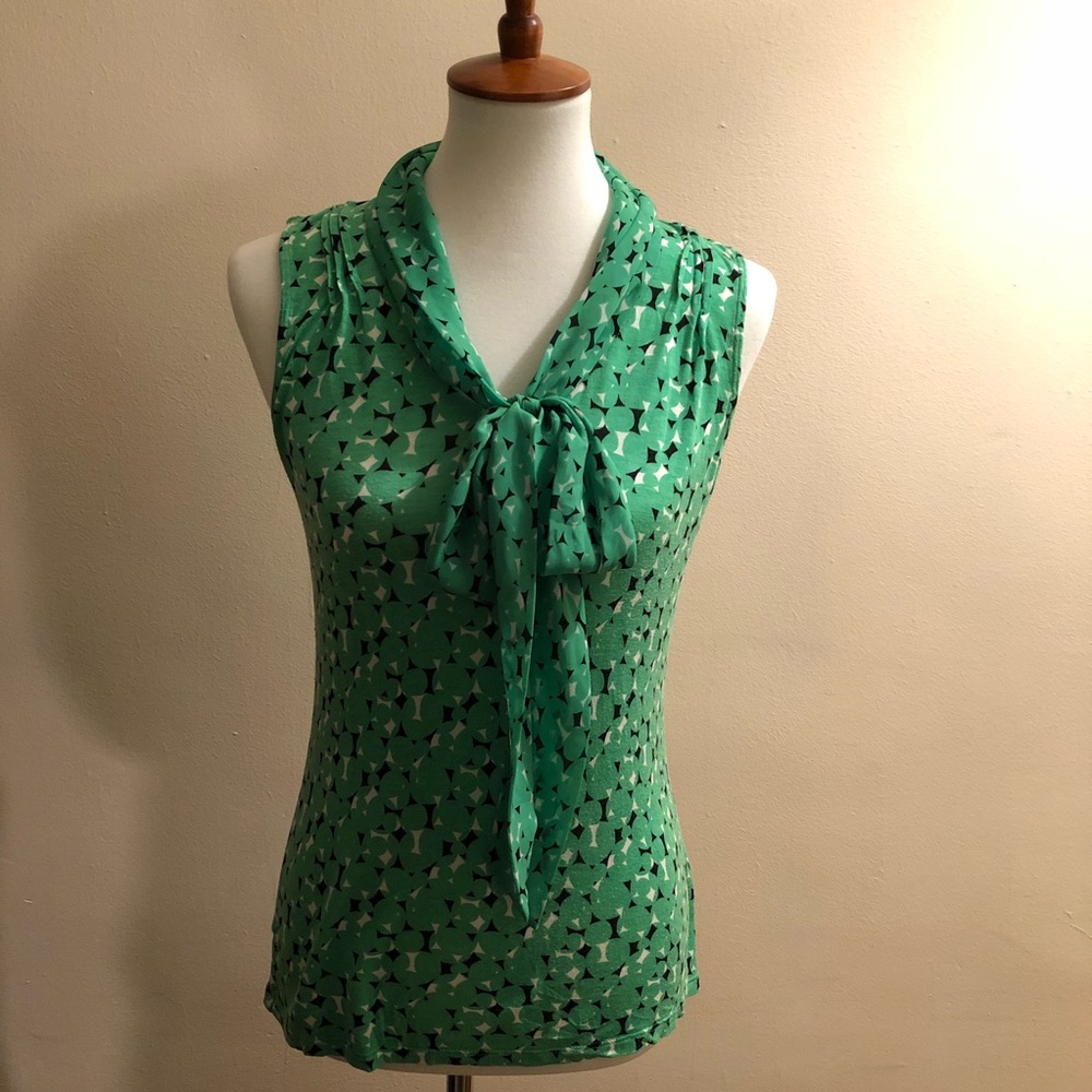 Halogen Tie-Front Sleeveless Top