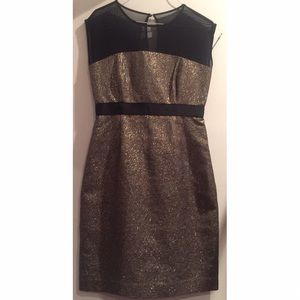 Black and Gold Dress