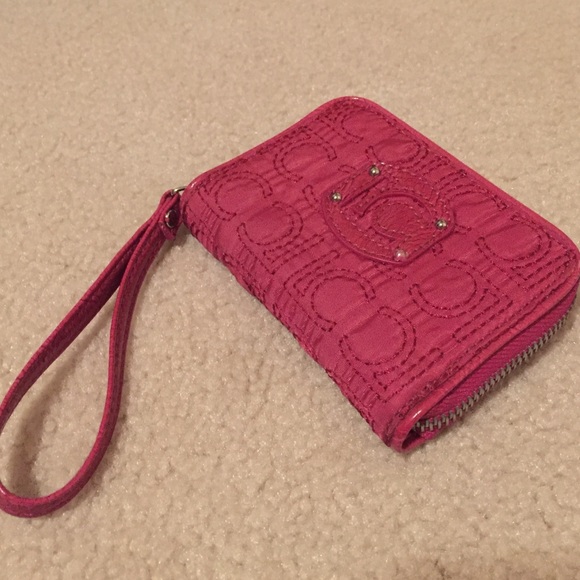 Wallet Wristlet pink Liz Claiborne