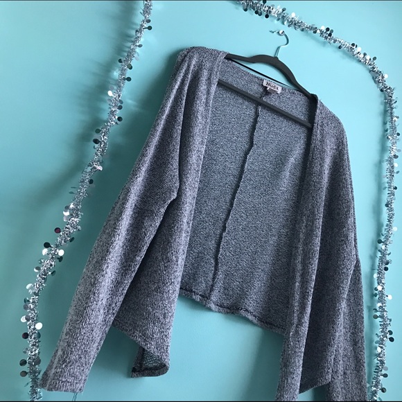 Grey Bat wing Cardigan