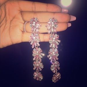 Beautiful pastel color Hanging earrings