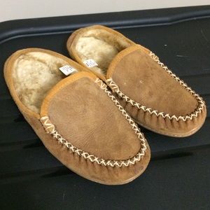 Brown moccasins