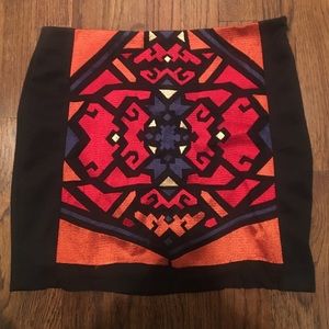 Brand New Embroidered Zara Miniskirt