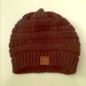 c.c gray beanie
