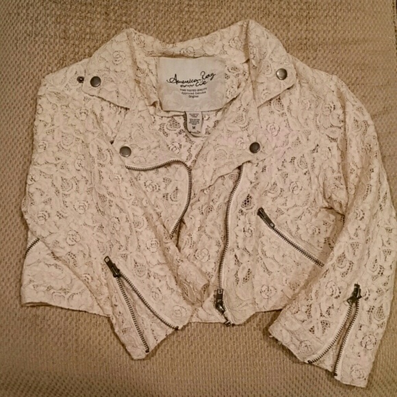 American Rag Lace Moto Jacket