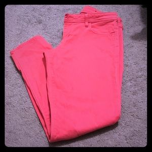 Express cropped pants