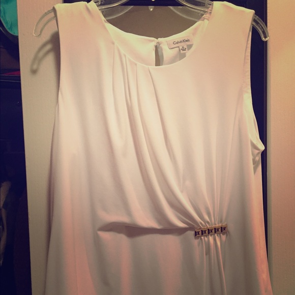 White Calvin Kline top