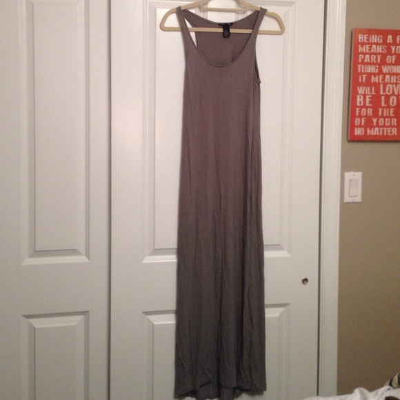 NWOT! Gray maxi dress by H&M