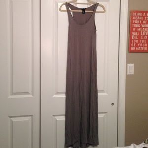 NWOT! Gray maxi dress by H&M