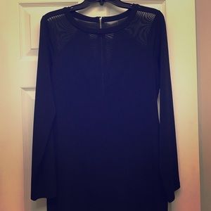 EXPRESS Black Mesh Dress