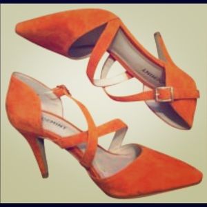 Shoemint orange heels- size 10