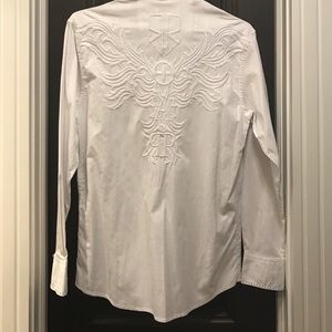 Men's Embroidered Dressy Shirt