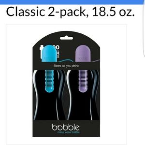 Bobble filter water bottles