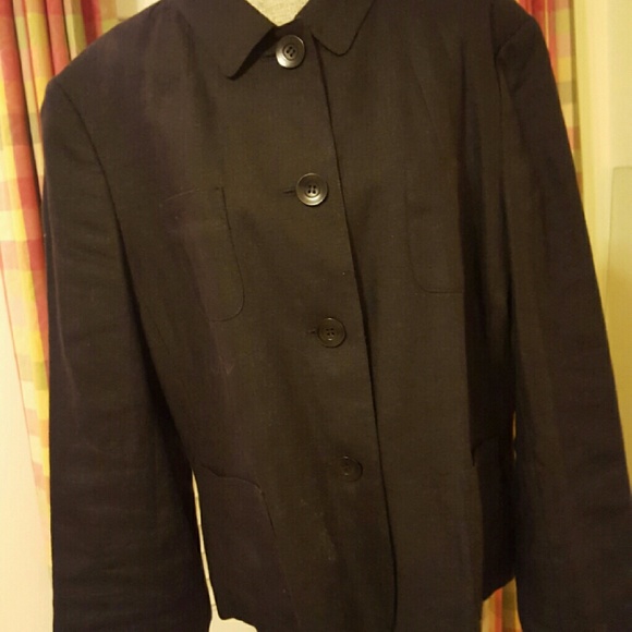 Black Linen Jacket