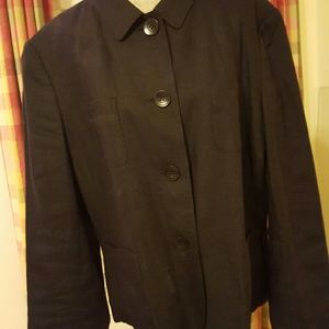 Black Linen Jacket