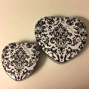 Two Brighton Heart Shapes Tins