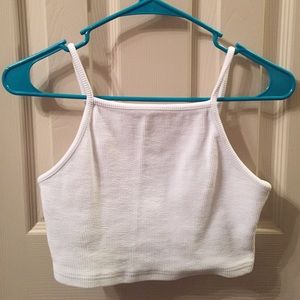 White Cami Crop Top