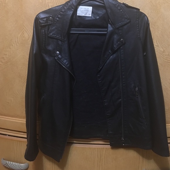 Girls faux leather MC jacket ZARA GIRLS