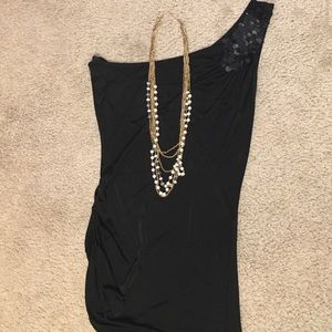 Dressy One Shoulder Top