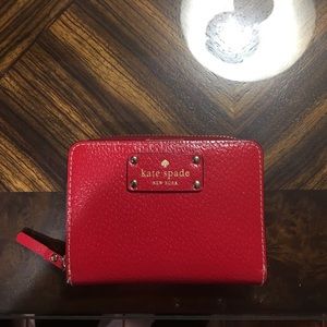 Kate Spade red wallet