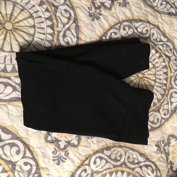 Black Fleece Lined Leggings