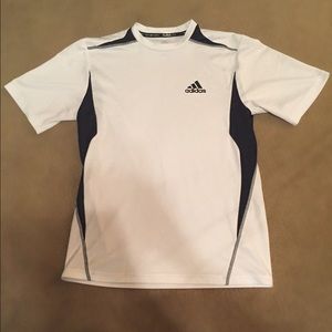 Adidas Black and White Climalite Dry Fit Top Small