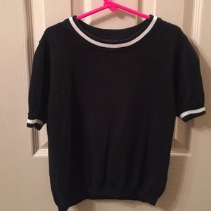 Cropped Black Sweater