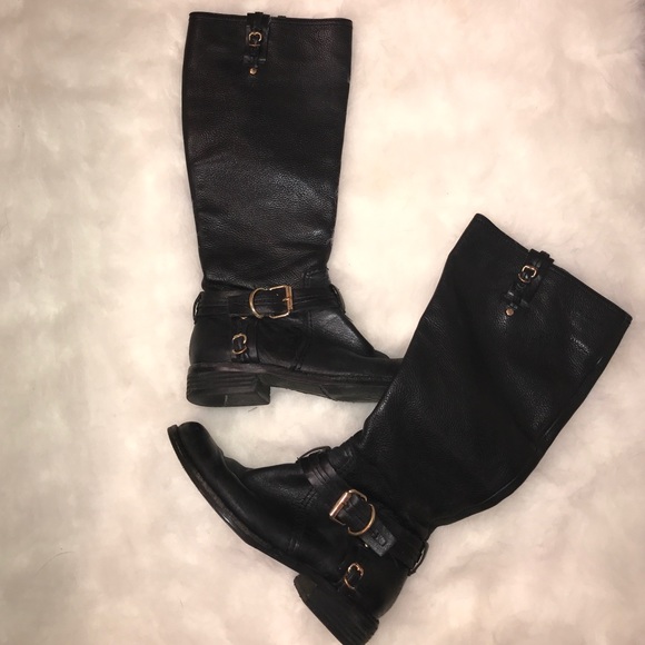 Vince Camuto Leather Riding Boots