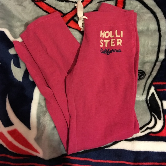 Pink Hollister Sweatpants
