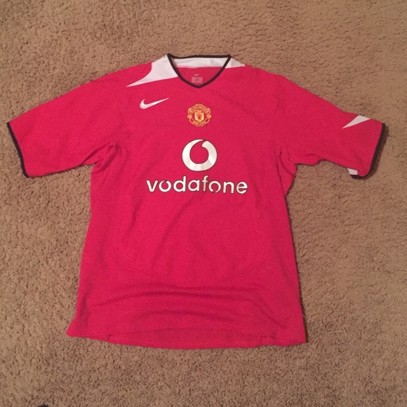 Manchester United jersey.