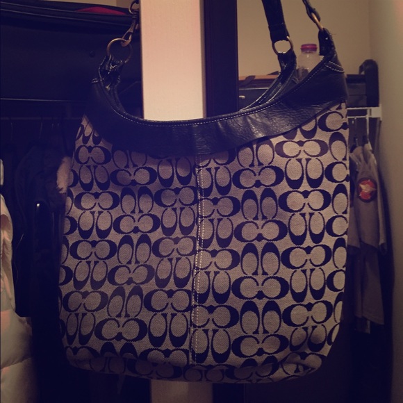 Black Coach shoulder bag