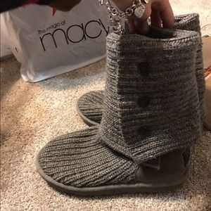 Knit UGG boots