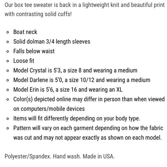 ZZS Blanch Box Sweater. XL - Picture 4 of 4