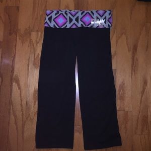 Pink crop capris