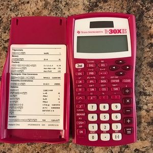 Pink texas instruments ti 30x 2s Calculator