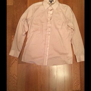 Express Light Rose Long Sleeve Blouse, S