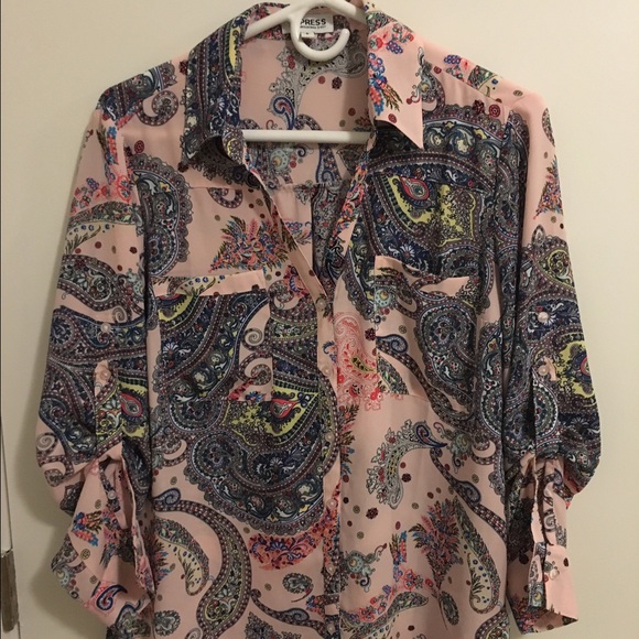 Portofino blouse from Express. Size Large